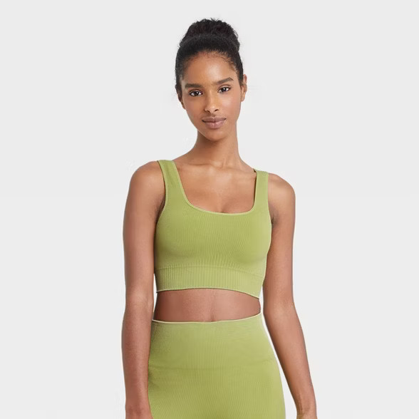 Women's Ribbed Seamless Bra - JoyLab™ | Target