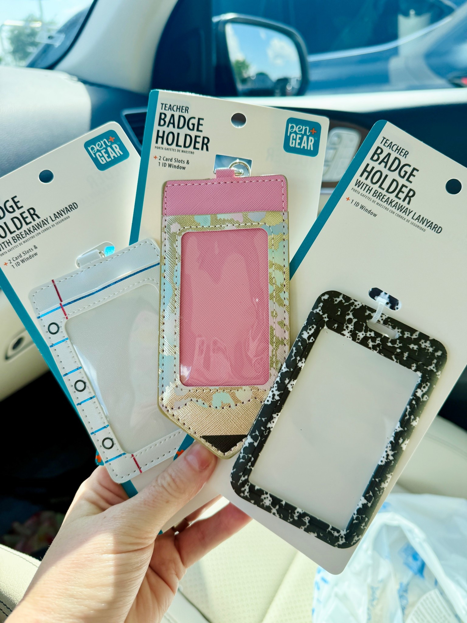 I FOUND ALL THREE!!! These teacher badge holders + lanyards are less than $5!!! They are a perfect gift for back to school or so cute for a teacher to wear with their badge. OBSESSED!!

Walmart Teacher Badge
notebook badge holder
Pencil badge holder
Composition notebook badge holder

#LTKSeasonal #LTKFindsUnder50
