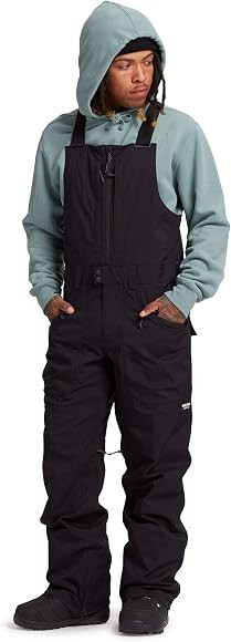 Burton Mens Reserve Bib Pant, True Black New, X-Large | Amazon (US)