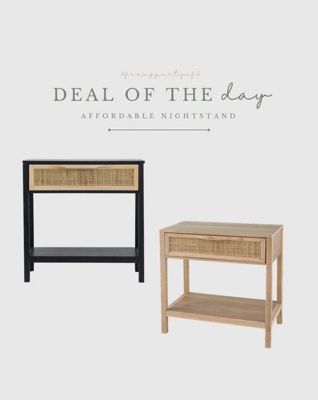 The cutest nightstands/accent table. Only a few left of the wood table, and the black is on sale for $119!

#LTKhome #LTKsalealert #LTKstyletip