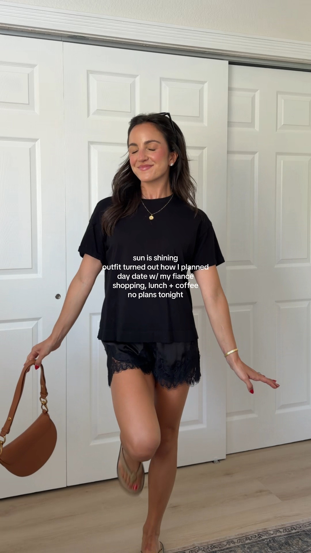 Saturday ootd !!! Satin shorts from lulus, oversized tee is old navy, bag is JW pei + shoes target

#LTKootd #LTKSeasonal #LTKSaleAlert