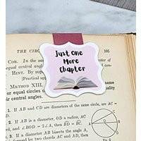 Just One More Chapter Magnetic Bookmark, Planner Accessory, Reading Cute Gift For Readers, Book Lover | Etsy (US)