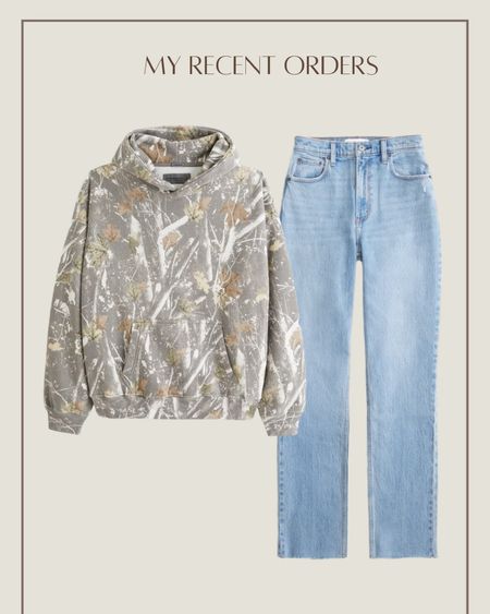 Excited to receive my Abercrombie order, I’m in desperate need of an everyday pair of jeans so I’m hoping these fit! This camo hoodie has been out of stock for a while so I’m happy I finally got my hands on it! 

#LTKstyletip #LTKfindsunder100