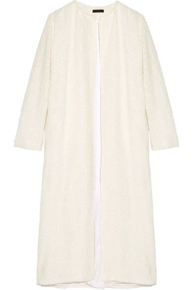 Pamie linen-blend bouclé coat | NET-A-PORTER (UK & EU)