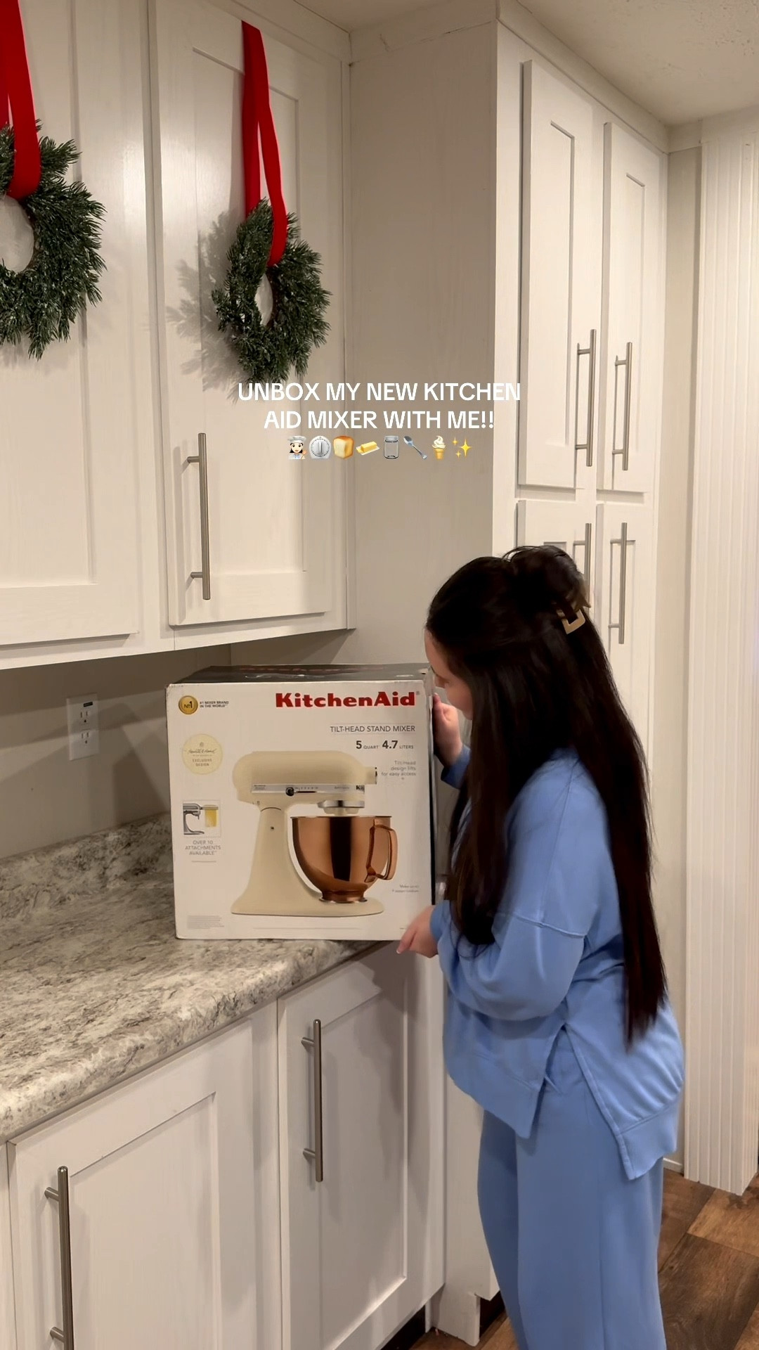 FINALLY GOT A KITCHEN AID MIXER!!!!👩🏻‍🍳✨🫙 One of my favorite Christmas gifts!! @KitchenAid 


#LTKHoliday #LTKHome #LTKfoodie