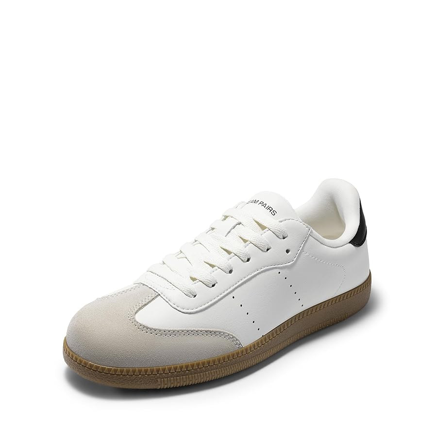 DREAM PAIRS Women's Tennis Sneakers Walking Nia Flat Low-Top Casual Lace-Up Comfortable Fashion S... | Amazon (US)