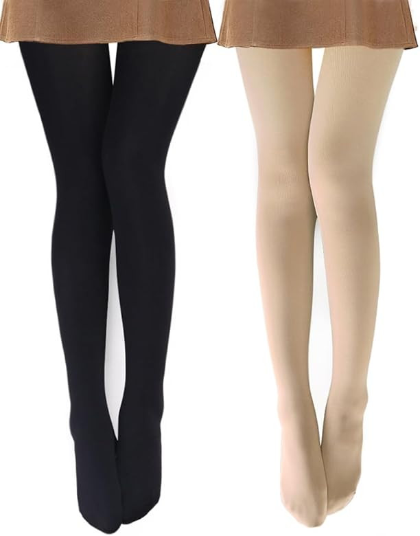 VERO MONTE Womens Opaque Fleece Lined Tights Colorful Warm Winter Thermal Tights | Amazon (US)