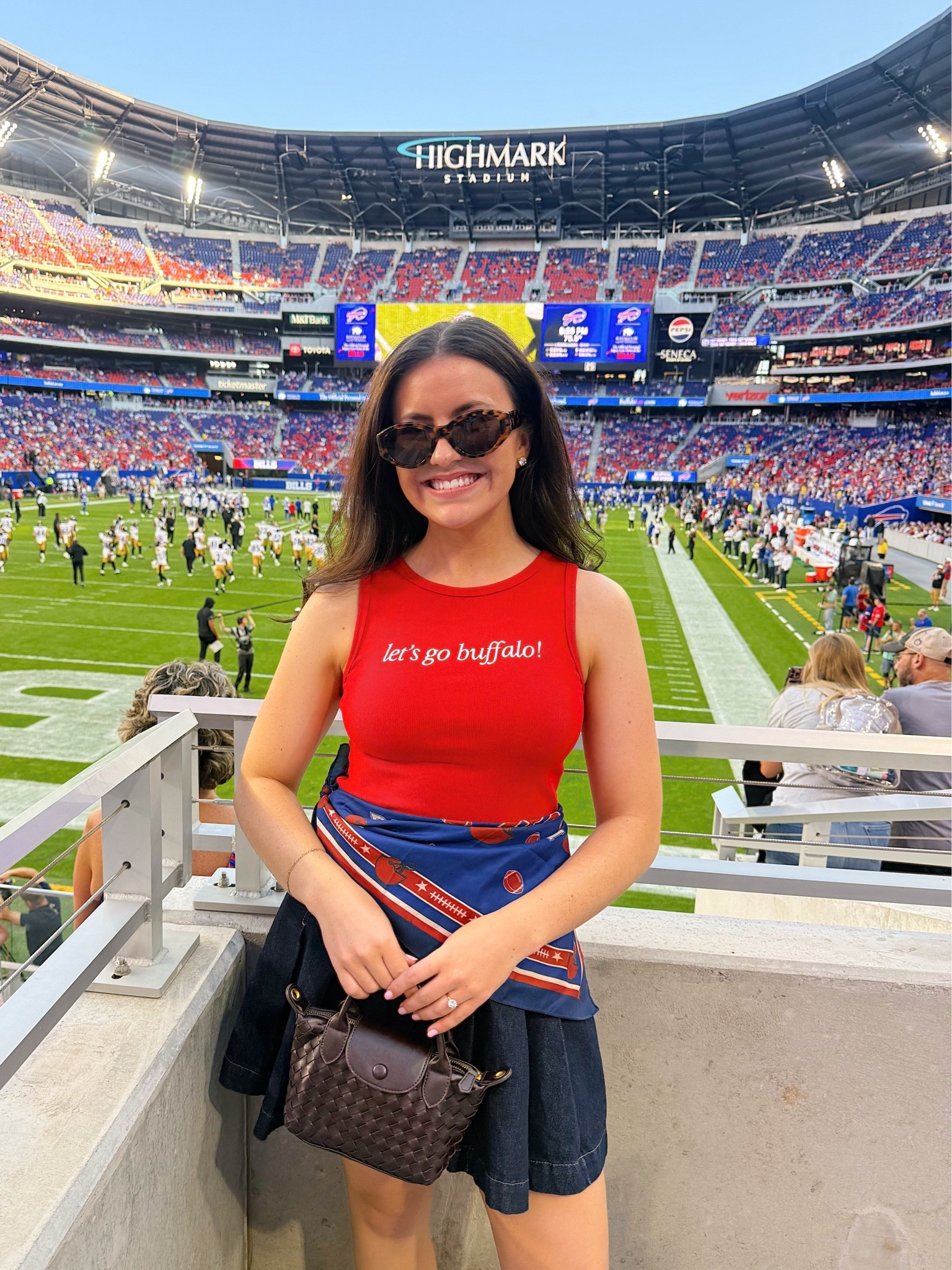 My first time in the new Bills stadium! It was incredible ❤️💙🤍