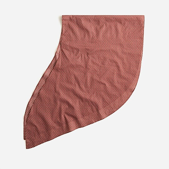 Cotton voile sarong in polka dot | J. Crew US