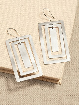 Dangling Rectangles Earrings | Aureus + Argent | Banana Republic (US)