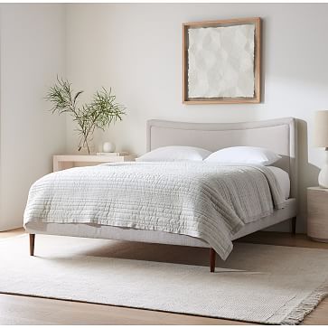 Myla Bed - Wood Legs | West Elm (US)