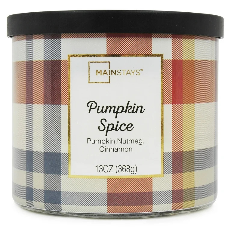 Mainstays Pumpkin Spice Fall Candle, 13 ounce | Walmart (US)