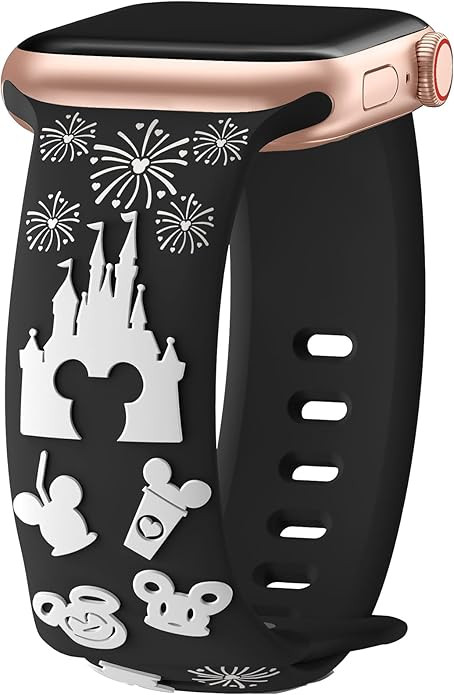 Cartoon 3D Embossed Band Compatible with Apple Watch Bands 40mm 38mm 44mm 45mm 41mm 42mm 49mm Wom... | Amazon (US)