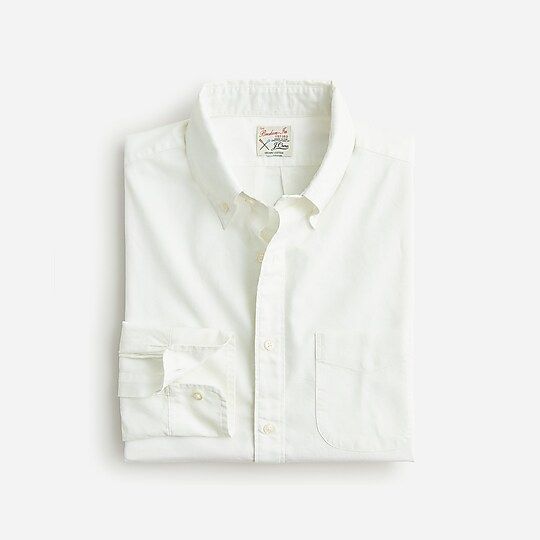 J.Crew: Broken-in Organic Cotton Oxford Shirt For Men | J.Crew US