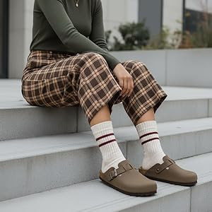 CUSHIONAIRE Hana Womens Clogs | Comfortable Vegan Suede Clogs for Women | Slip On Potato Shoes wi... | Amazon (US)