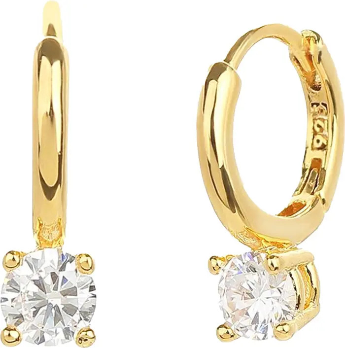 Bearfruit Jewelry Sterling Silver 18k Gold Plated Anastasia Huggies Holiday Gift Idea | Nordstrom | Nordstrom