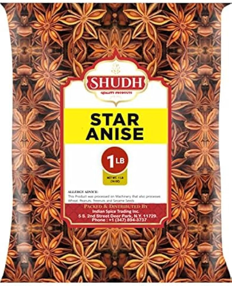 STAR ANISE WHOLE 1 LB | Seeds Pods ~ All Natural | Vegan | Gluten Friendly | NON-GMO | Whole Chin... | Amazon (US)