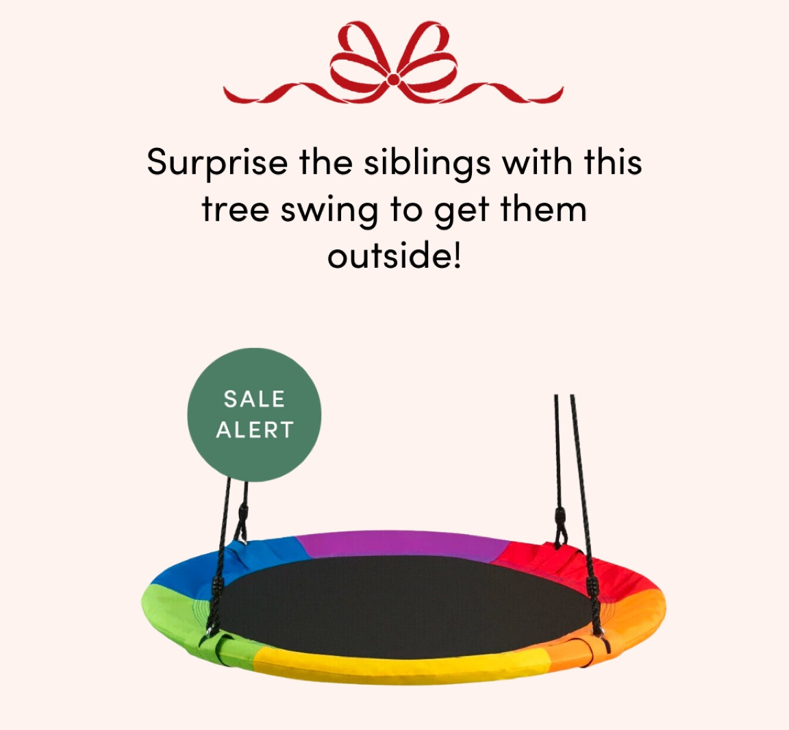 Cute tree swing on sale for Christmas!

#LTKhome #LTKkids #LTKfamily