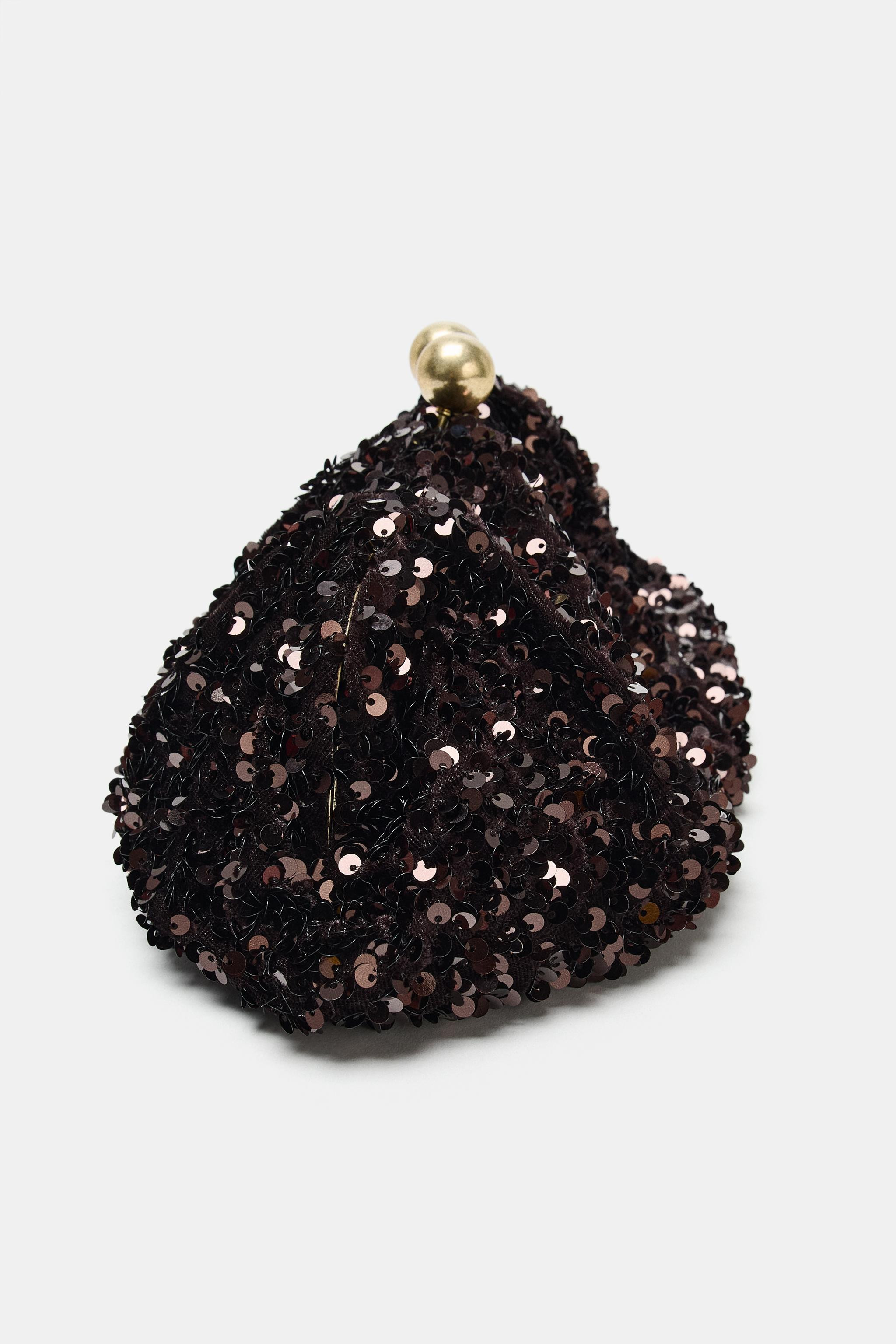 SEQUIN CLUTCH BAG | Zara UK