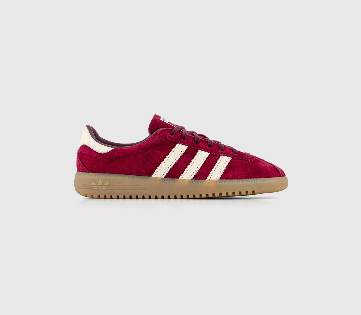 adidas Bermuda Trainers Collegiate Burgundy Cream White Maroon - Unisex Sports | Offspring (UK)