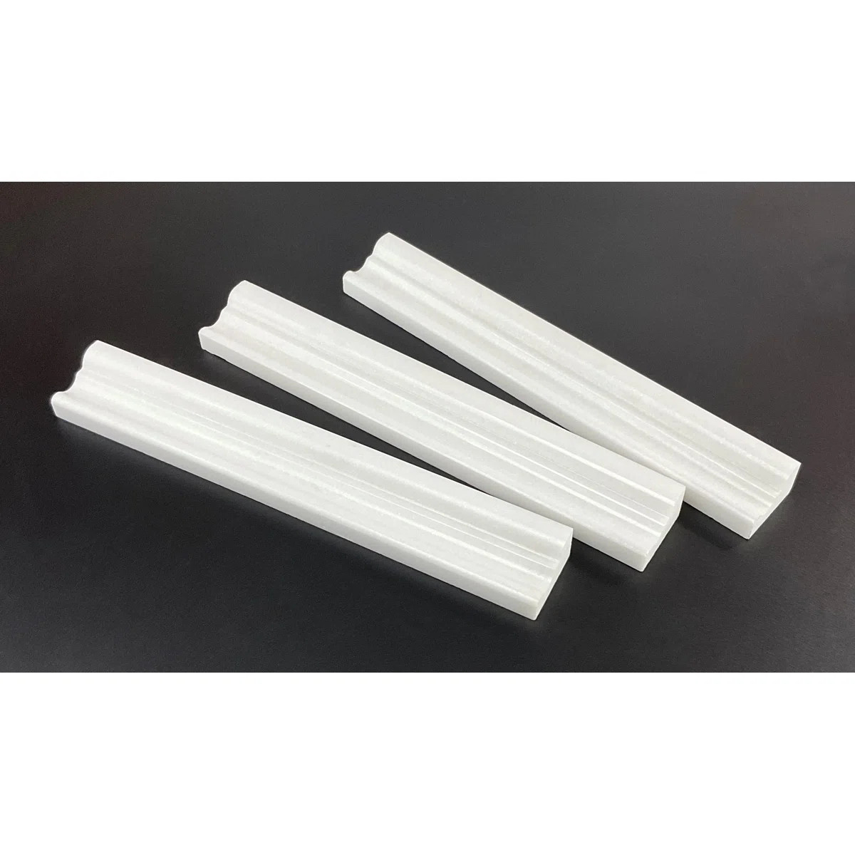12" L x 1.8" W Marble Chair Rail Tile Trim (Set of 6) | Wayfair North America