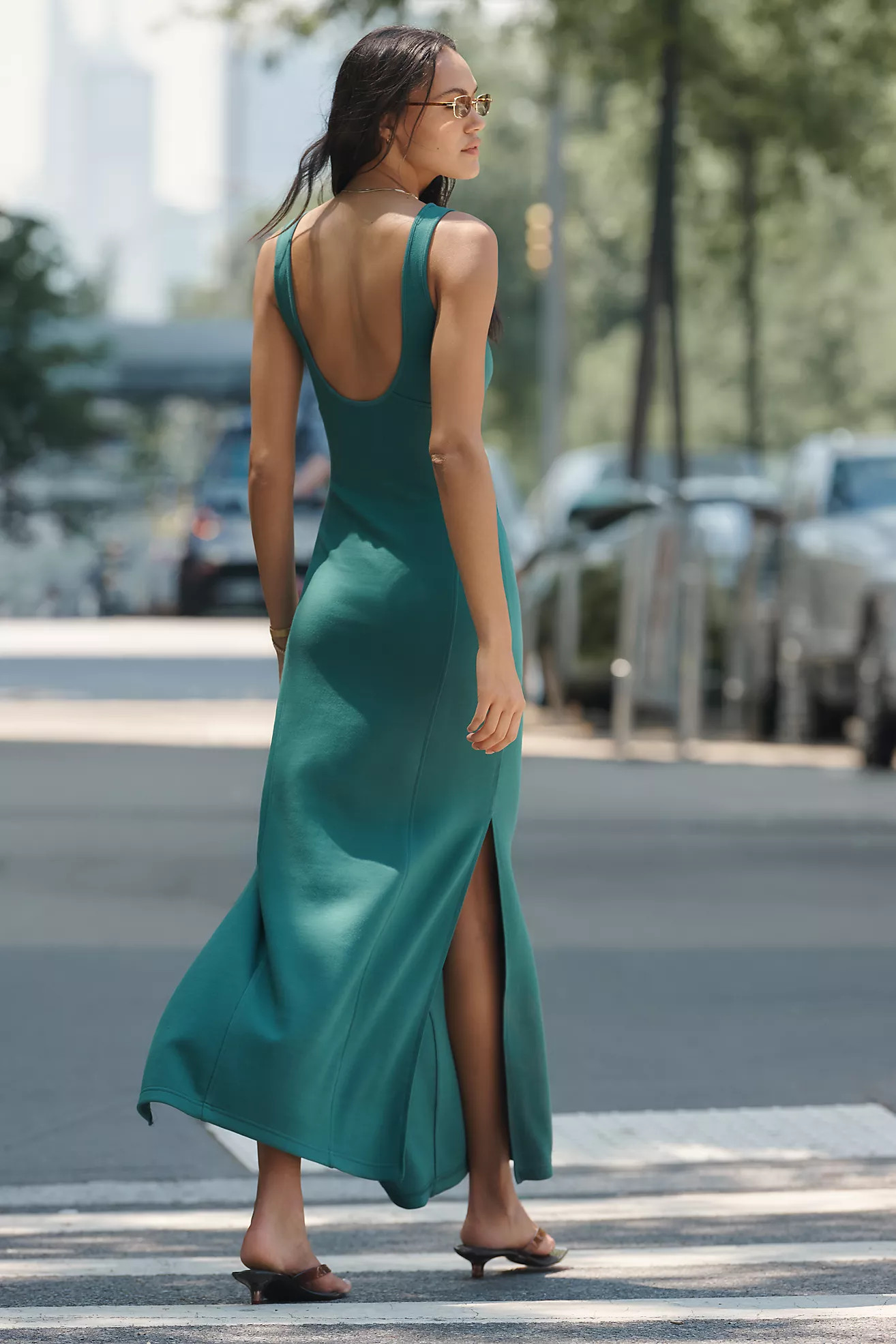 Daily Practice Sporty Maxi Dress in Willow | Anthropologie (US)