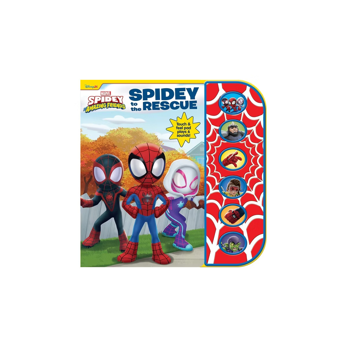 Spidey & His Amazing Friends - Spidey to the Rescue Textured Sound Board Book - Touch & Feel Text... | Target