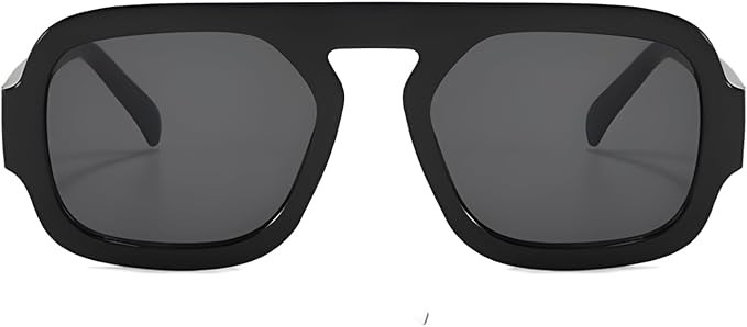 ADE WU Trendy Square Sunglasses for Women Men,Vintage Square Aviator Sunglasses Fashion 70s Inspi... | Amazon (US)