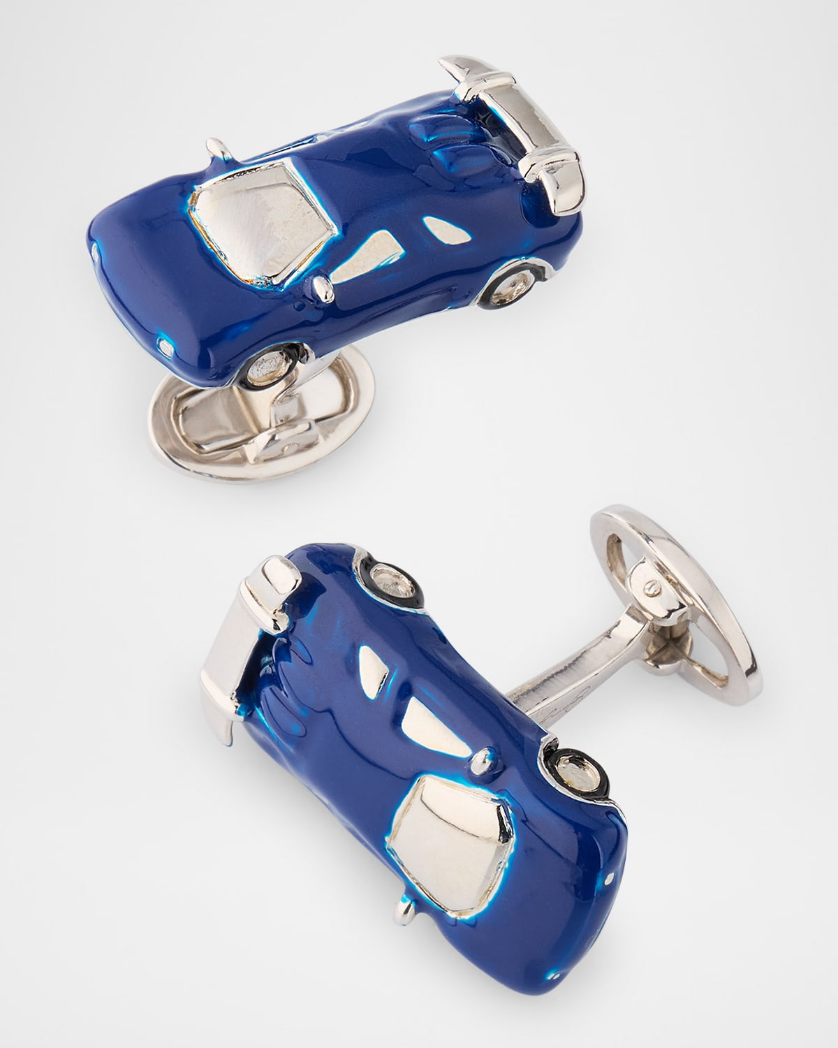 Men & apos;s Race Car Sterling Silver Cufflinks | Neiman Marcus