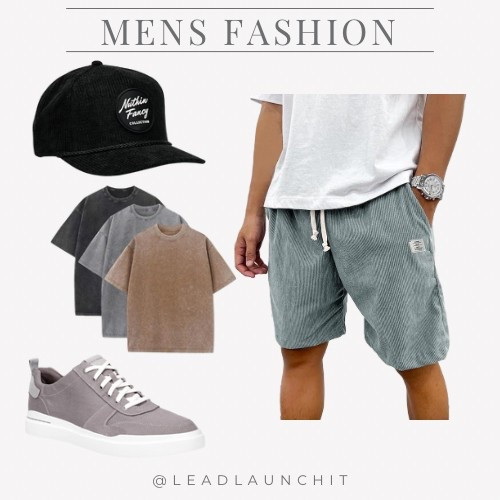 Ready to refresh your guy’s wardrobe? 👕🧢👟
This men’s fashion lineup is all about comfort meets cool—from textured shorts and neutral-toned tees to clean sneakers and a classic cap. Effortlessly stylish and easy to mix and match!

🖤 Tap to shop the full look
📲 Follow me on LTK for more everyday men’s style finds!
#MensFashion #LTKMens #LTKStyle #SummerStyle #MenswearEssentials #LTKfit #OutfitInspo #CasualMenswear #LTKFinds

#LTKSummerEdit