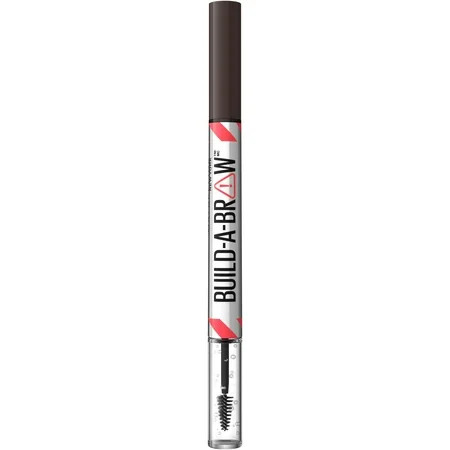 Maybelline Build-a-Brow 2-in-1 Brow Pen and Sealing Gel, Ash Brown, 0.05 fl oz | Walmart (US)