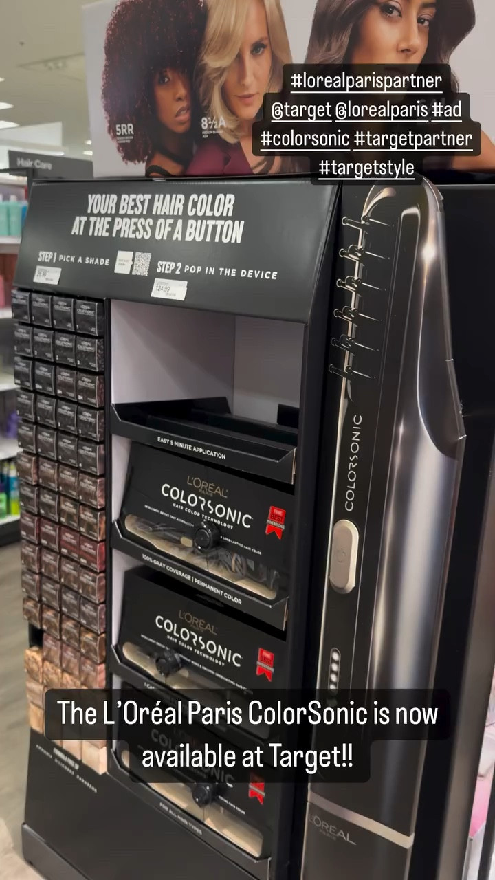 The L’Oréal Paris ColorSonic is now available at Target!! #lorealparispartner 
@target @lorealparis #ad #colorsonic #targetpartner #targetstyle