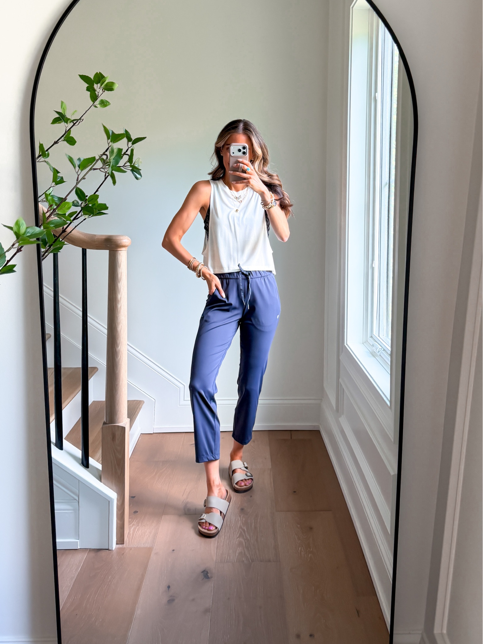 Wearing xsmall tank and joggers

#LTKmomlife #LTKActive #LTKfitnessgoals