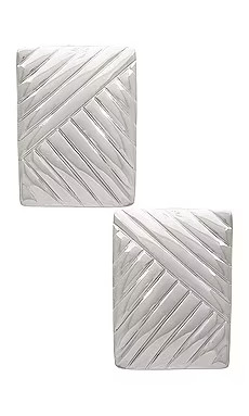Heaven Mayhem Lined Earrings in Silver from Revolve.com | Revolve Clothing (Global)