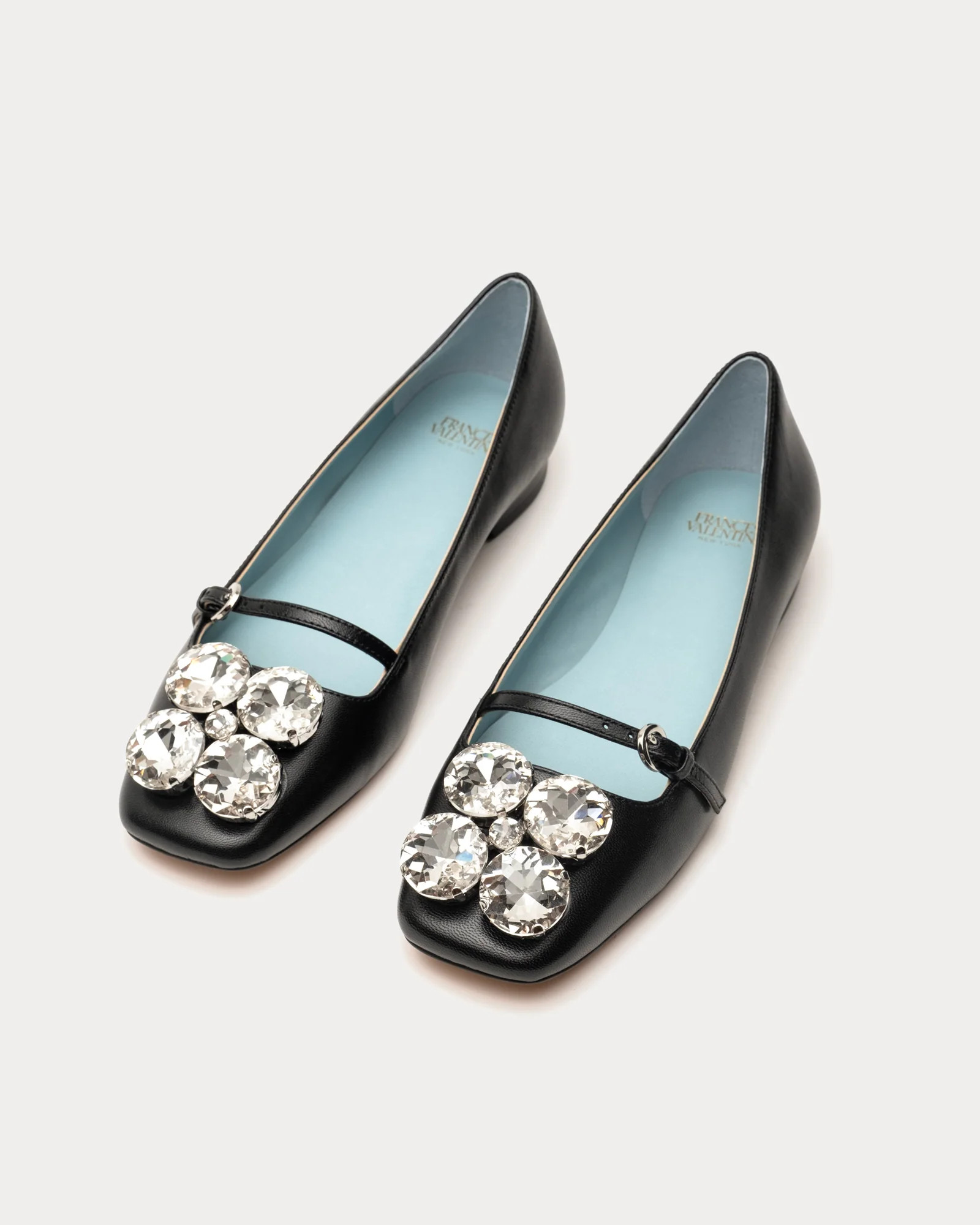 Josephine Ballet Flat Black | Frances Valentine