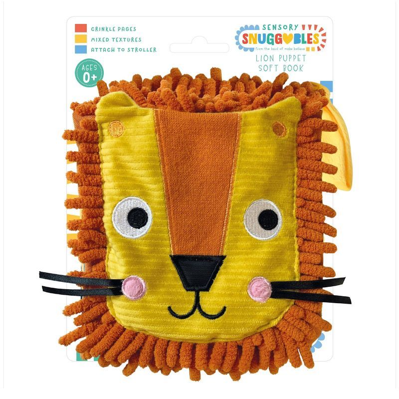 Make Believe Ideas Lion Hand Puppet Soft Cloth Book | Target