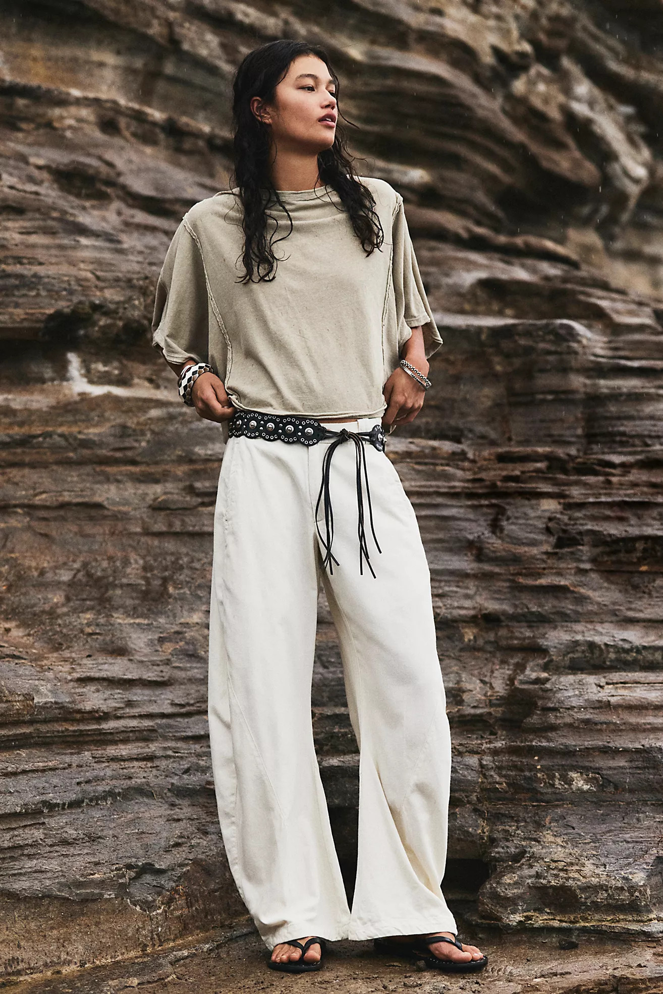 Spotlight Washed Barrel Chino Trousers | Free People (Global - UK&FR Excluded)