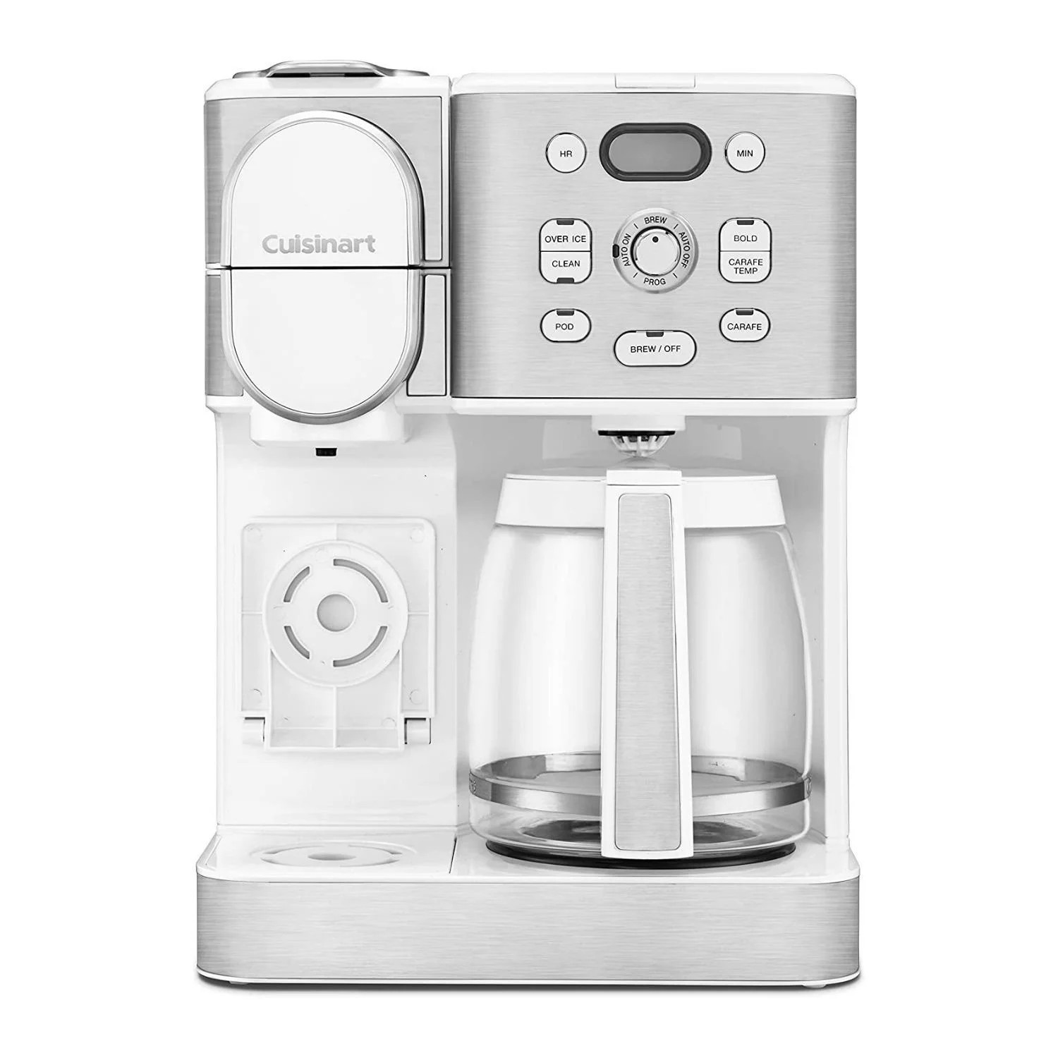 Cuisinart SS-16W Stainless Steel Coffee Center Combo Coffee Maker (White) | Walmart (US)