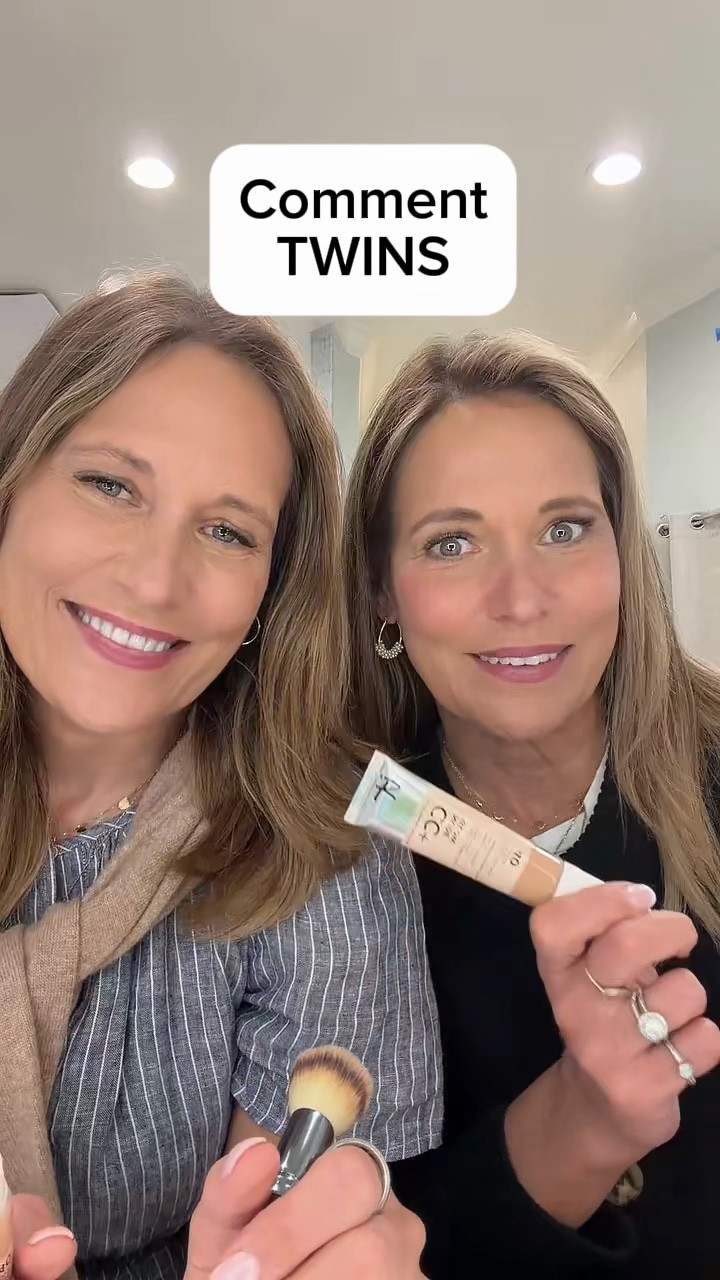 Wow! A price drop on a favorite beauty product from IT COSMETICS. $39 now, was $47! We love the CC+ Nude Glow for its instant glow and SPF 40 protection. Lightweight, fluid skin-tint texture for a buildable medium coverage that the perfect weight for our over 50 skin! Comment TWINS for the link or use our link in bio and tap this post. #ITCosmeticsPartner @itcosmetics 

#LTKOver40 #LTKBeauty
