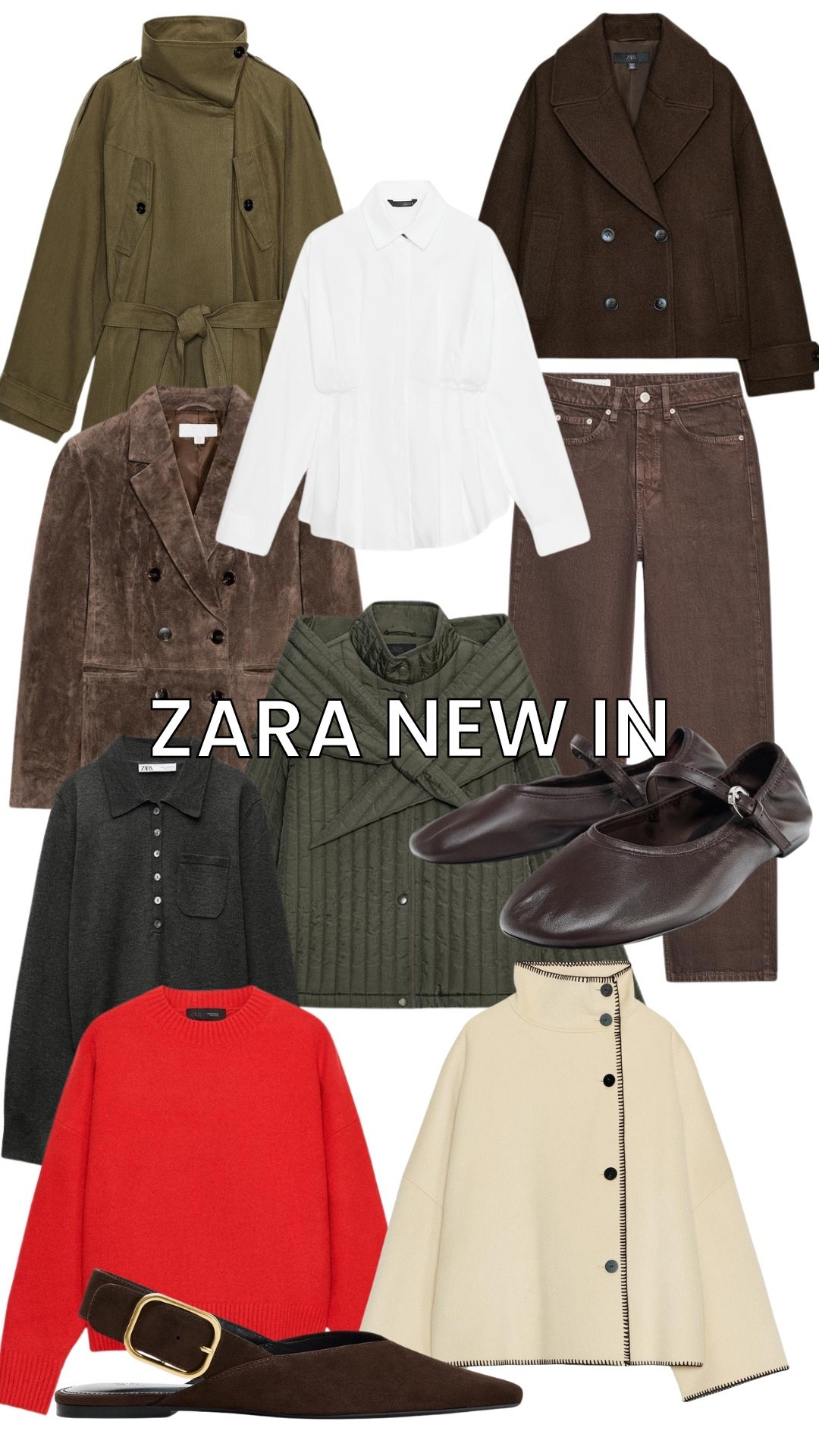 Zara new in for Fall - ballet flats, suede slingbacks, puffer jacket, brown jeans, suede blazer

#LTKFindsUnder100 #LTKSeasonal #LTKStyleTip