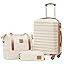 Coolife Luggage Sets Suitcase Set 3 Piece Luggage Set Carry On Hardside Luggage with TSA Lock Spi... | Amazon (US)
