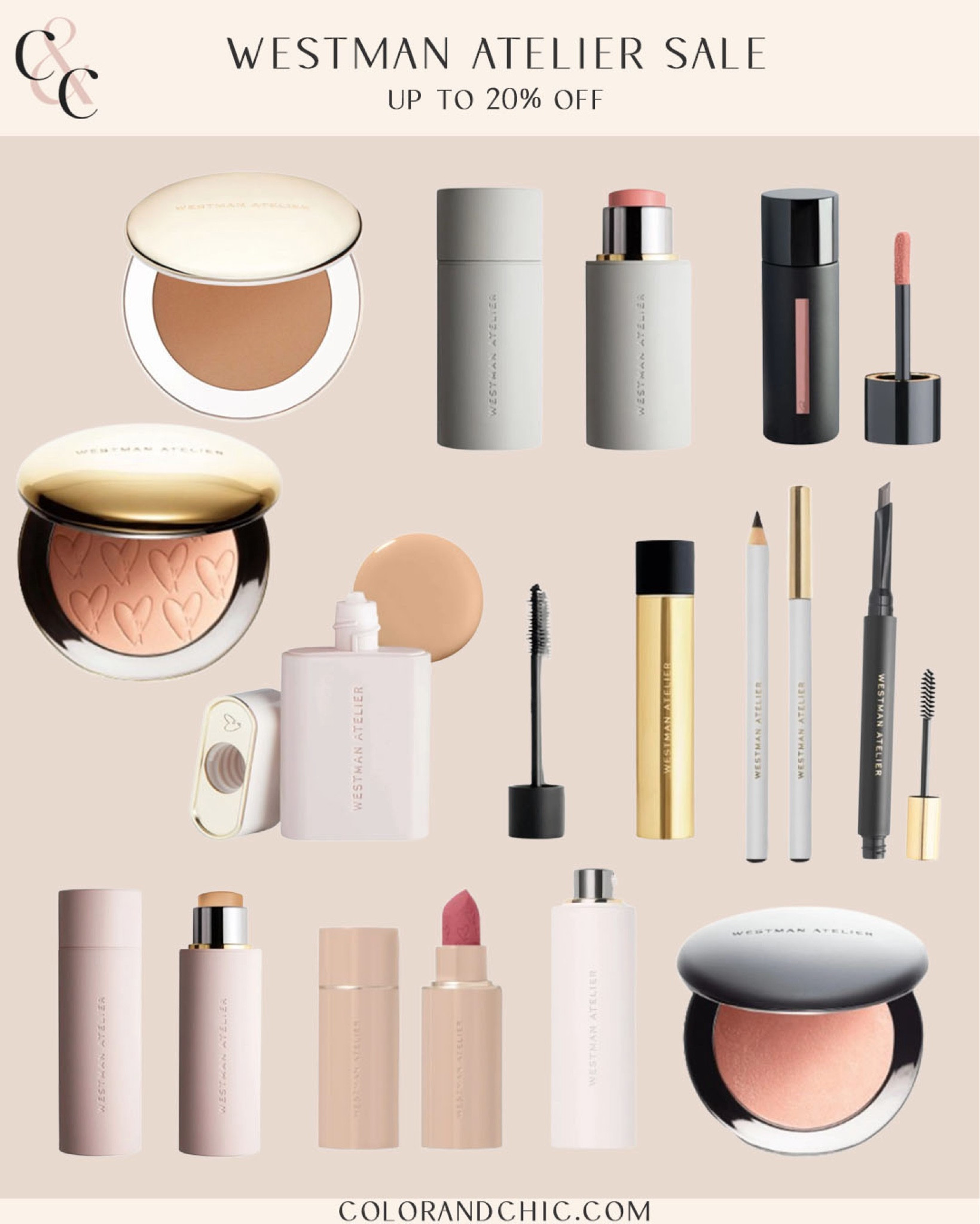 Westman Atelier Sale with products up to 20% off! I love their skin drops, foundation stick, lip balm and more. Super pretty and applies smoothly! 

#LTKsalealert #LTKbeauty