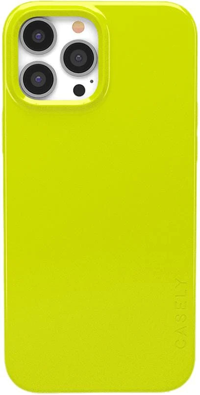 Chartreuse Days | Solid Neon Yellow Case | CASELY