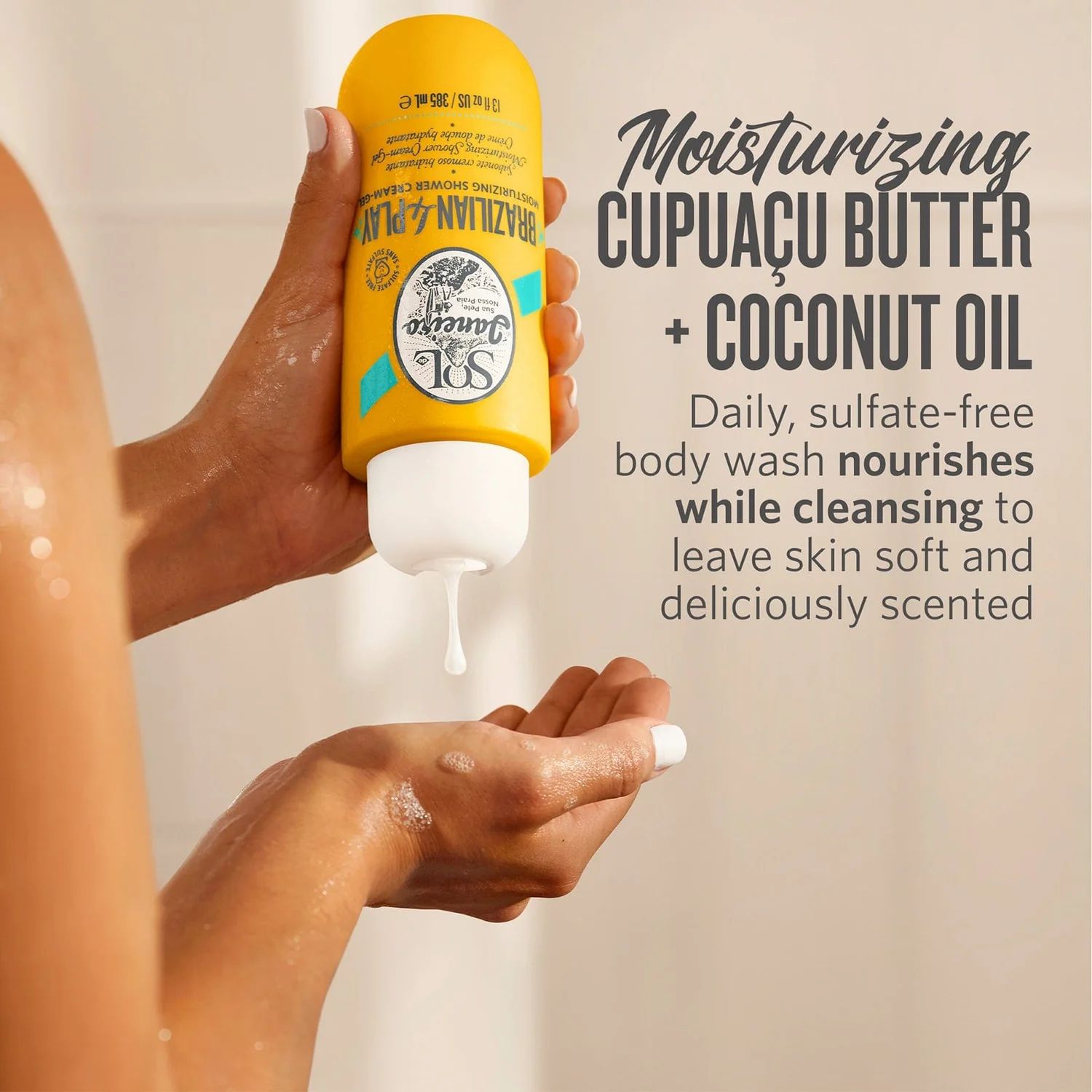 Brazilian 4 Play Moisturizing Shower Cream-Gel - Sol de Janeiro | Sol de Janeiro