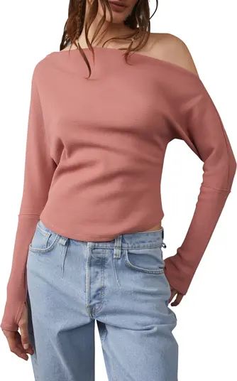 Free People We the Free Fuji Off the Shoulder Thermal Top | Nordstrom | Nordstrom