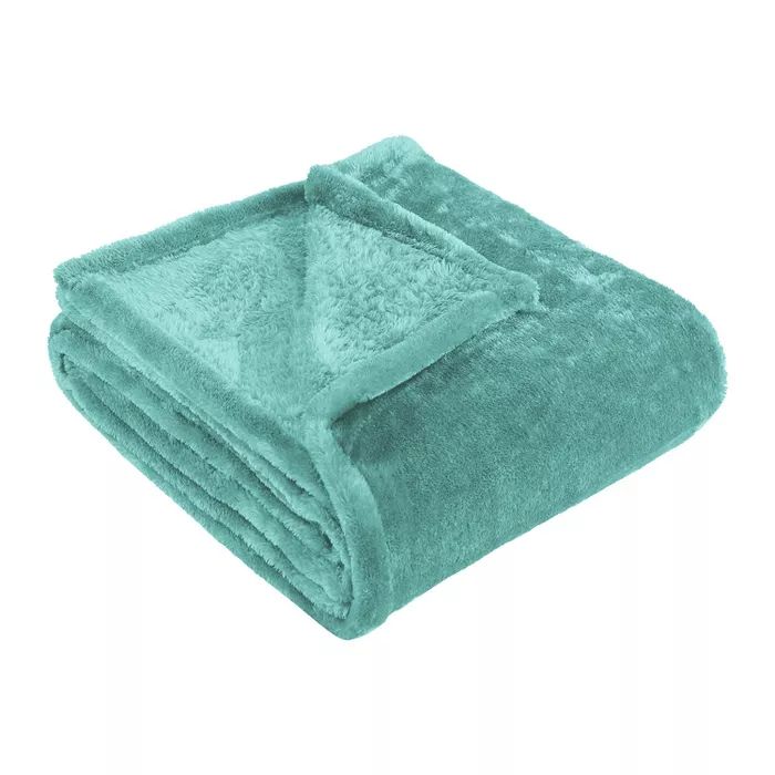 Cozy and Warm Microfiber Fleece Blanket - Blue Nile Mills | Target