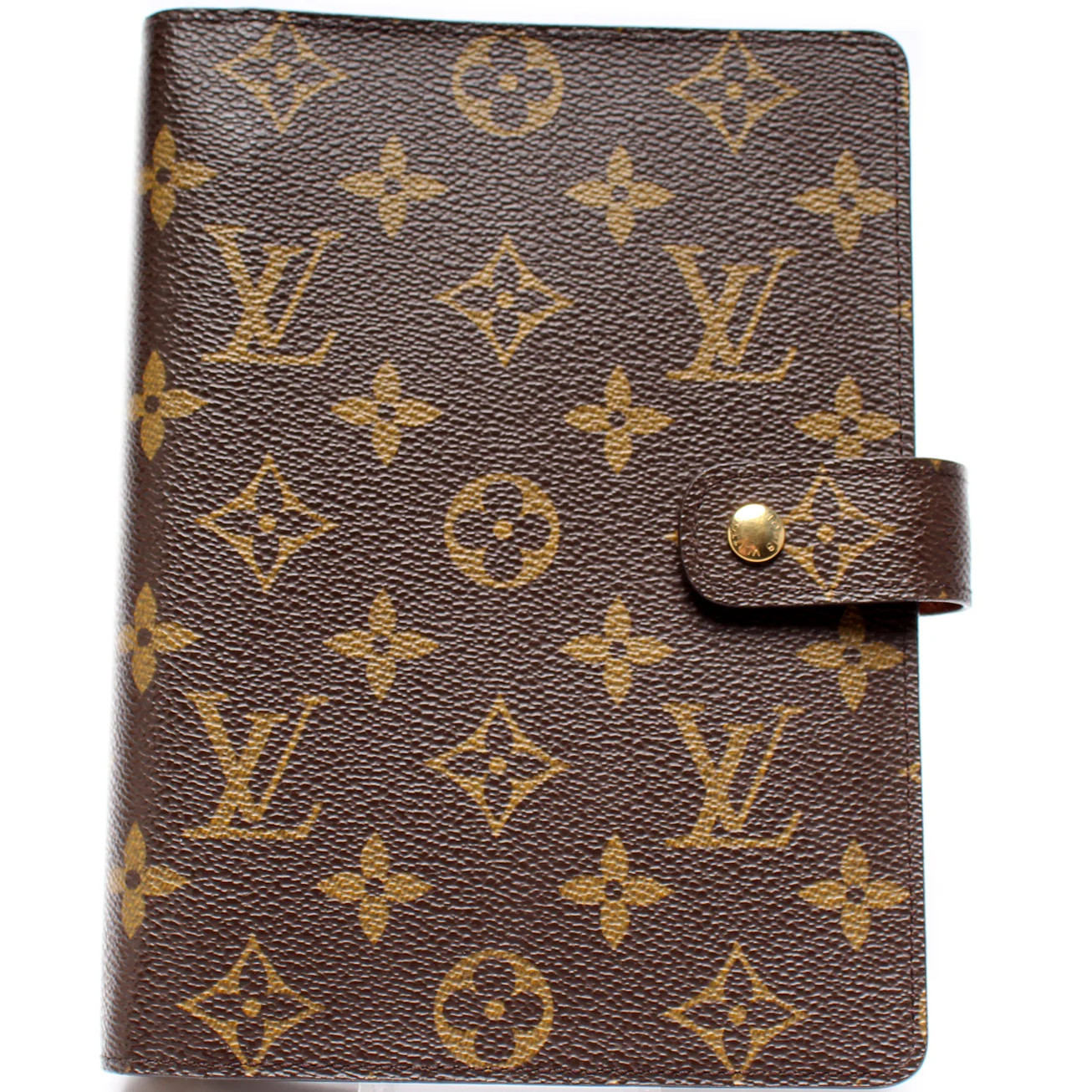 Agenda Medium Ring Monogram | Keeks Designer Handbags
