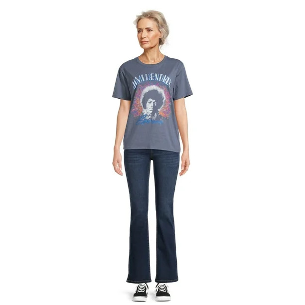 Time and Tru Women's Band Graphic Tee | Walmart (US)
