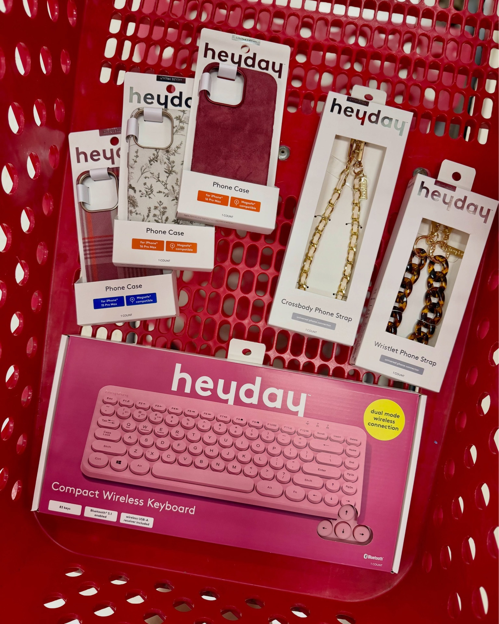 New heyday finds I am loving! That berry color is EVERYTHINGGGGGG 😍 loving the new limited edition phone cases & phone accessories! Say NEED below for the 🔗 to shop! They have so many fun keyboards and tech accessory options as well at such an affordable price! The plug in power bank charging station is a must have!

Be sure to follow me on the LTK app for all my links, daily finds, new arrivals, and everything I’m loving lately!👉🏼 https://www.shopltk.com/explore/tarjaymaxx

#phonecases #targetfinds #targethaul #springstyle #targetmusthaves target fashion, target must haves, target love target lover target finds, target haul, target must haves, home decor, athleisure wear, athleisure style , summer style , fall style