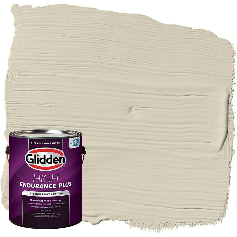 Glidden High Endurance Plus Interior Paint and Primer, Natural Linen / Beige, Gallon, Flat - Walm... | Walmart (US)